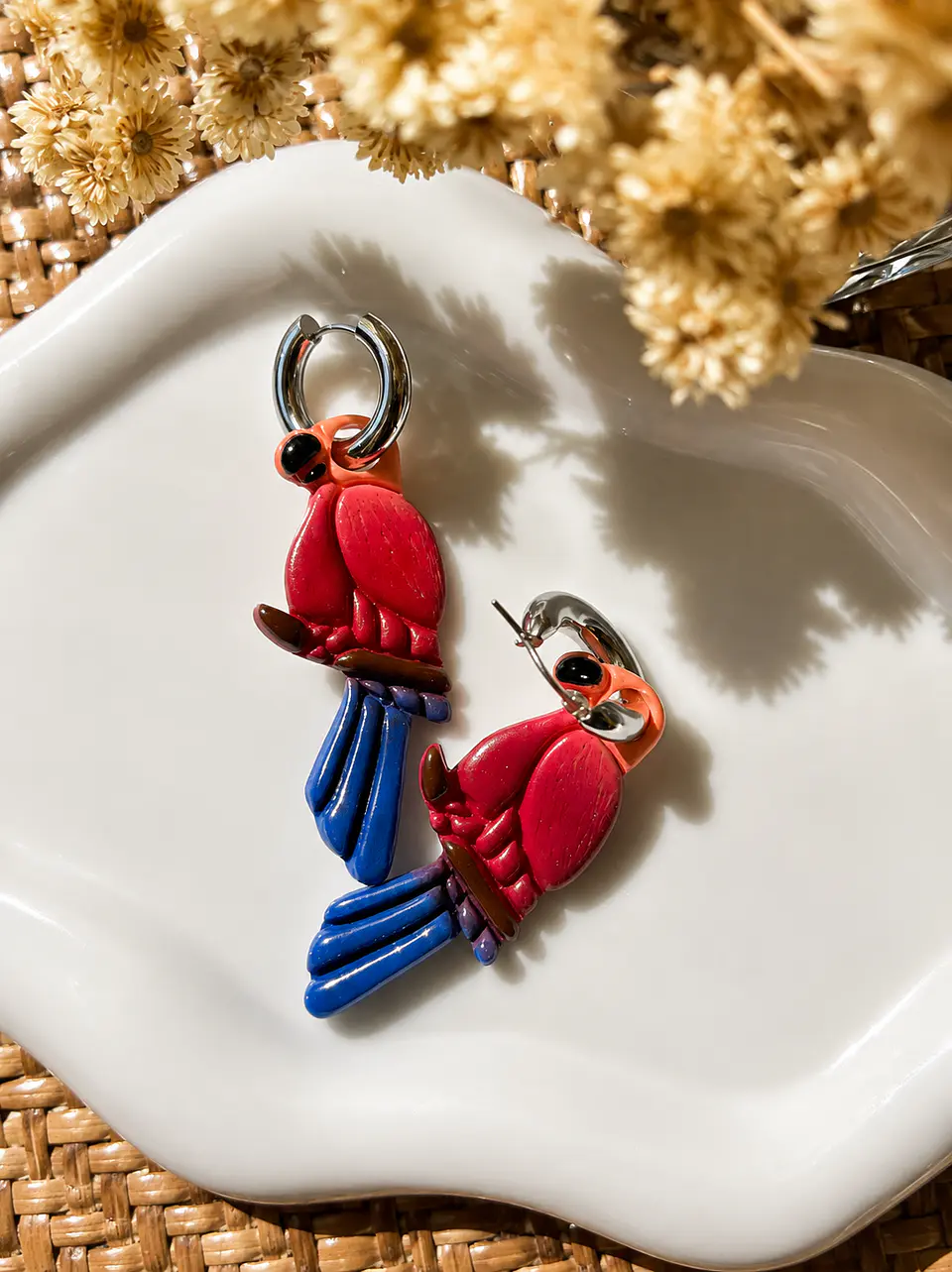 🦜 Charm Guacamayo Rojo  🦜 3