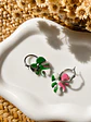 🌸 Charm Monstera Tropical Rosa y Verde 🌸 - Miniatura 2