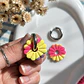 🌼 Charm Flor Degradé Fucsia y Amarillo 🌼 - Miniatura 2
