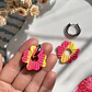🌺 Charm Flor Degradé Fucsia y Amarillo 🌺 - Miniatura 2