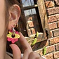 🌺 Charm Flor Degradé Fucsia y Amarillo 🌺 - Miniatura 5