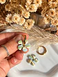 🌸 Charm Florcita Rayas Verde y Celeste 🌸  - Miniatura 2