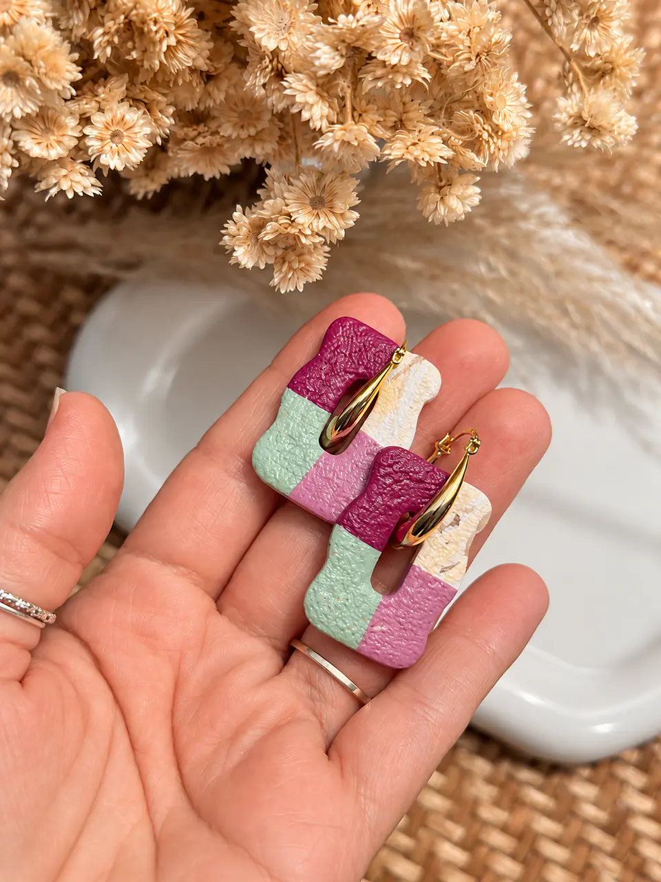🩷 Charm Orgánico Bloques de Color 🩷 2