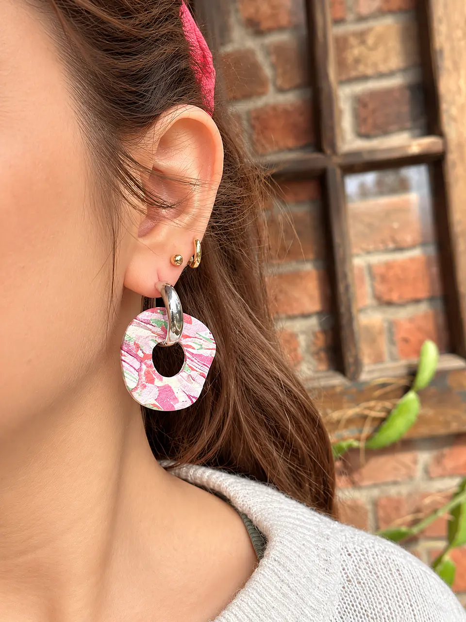 🩷 Charm Circular Abstracto Rosado 🩷 3