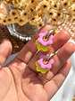 🌸 Set de 3 Charms Florales Incluye Argolla  - Miniatura 1