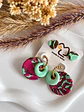 🩷 Set Frutos Rojos y Menta 🩷 Incluye Argollas - Miniatura 1