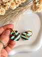 🤎 Set Chocolate Menta 🤎 Incluye Argollas - Miniatura 1