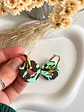 🤎 Set Geométricos Chocolate Menta 🤎 Incluye Argollas - Miniatura 2