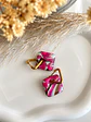 🩷 Set Triángulo Frutos Rojos 🩷 Incluye Argollas  - Miniatura 1