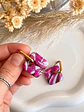 🩷 Set Triángulo Frutos Rojos 🩷 Incluye Argollas  - Miniatura 2