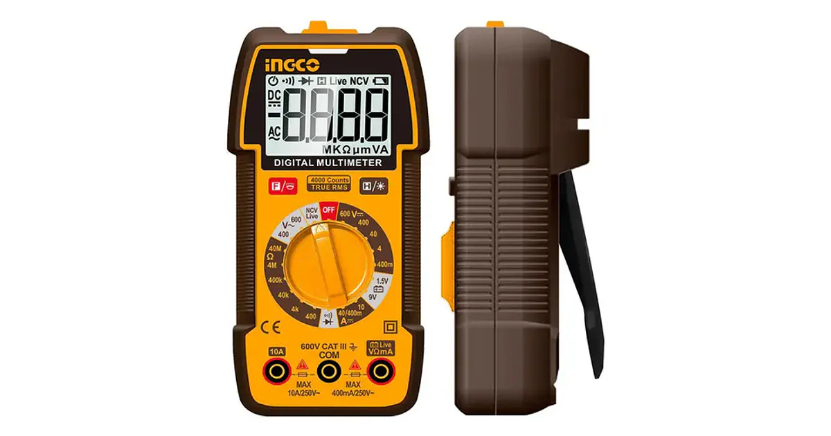 Multitester Ingco Digital Industrial 600v