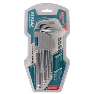 Set de 9 Llaves Allen Punta de Bola Total_THT106291