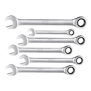 SET LLAVE MIXTA CON CHICHARRA 8-17MM 6 PCS TOTAL