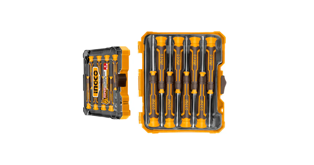 SET DESTORNILLADOR INGCO PRECISION INDUSTRIAL SL/PH/T 8 P...