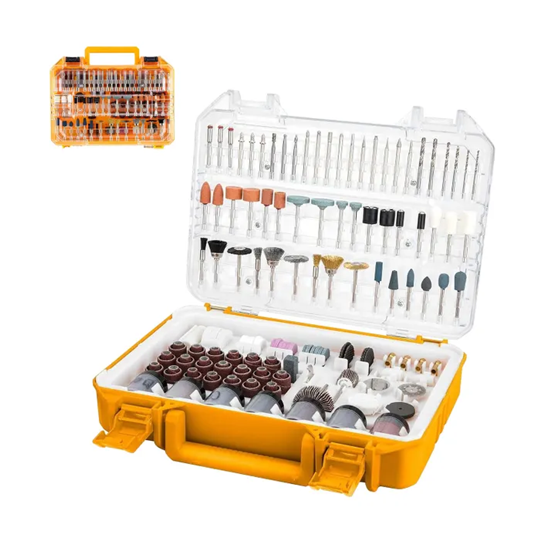 SET ACCESORIOS INGCO MINI TORNO 420 PIEZAS_AKMG4208 1