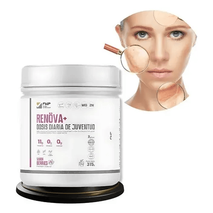Renova+ Original_ Biopeptidos De Colágeno + Resveratrol + Regalo 1