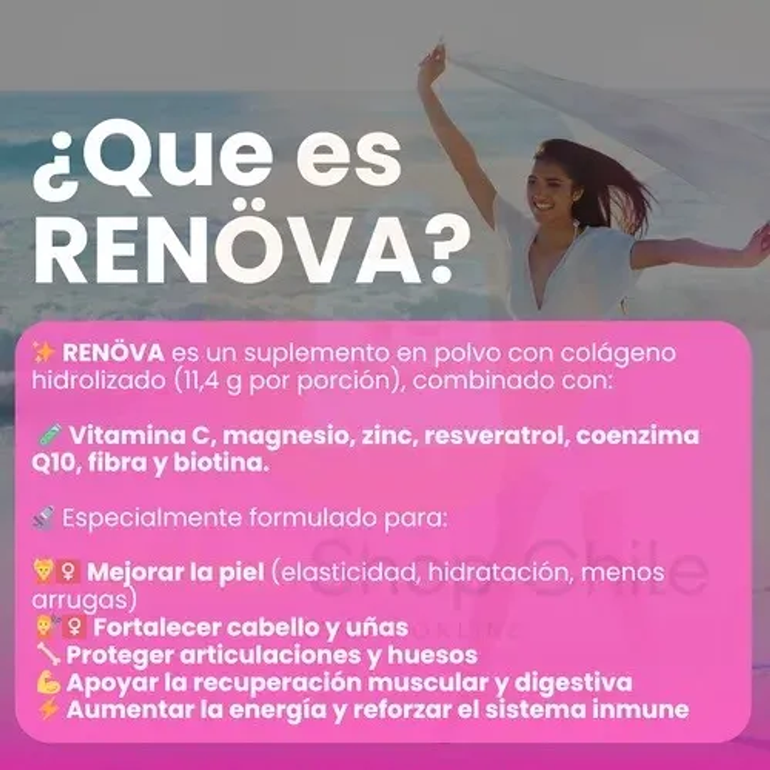 Renova+ Original_ Biopeptidos De Colágeno + Resveratrol + Regalo 2