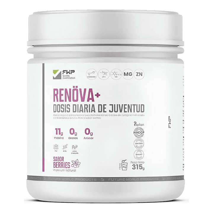 Renova+ Original_ Biopeptidos De Colágeno + Resveratrol + Regalo 3