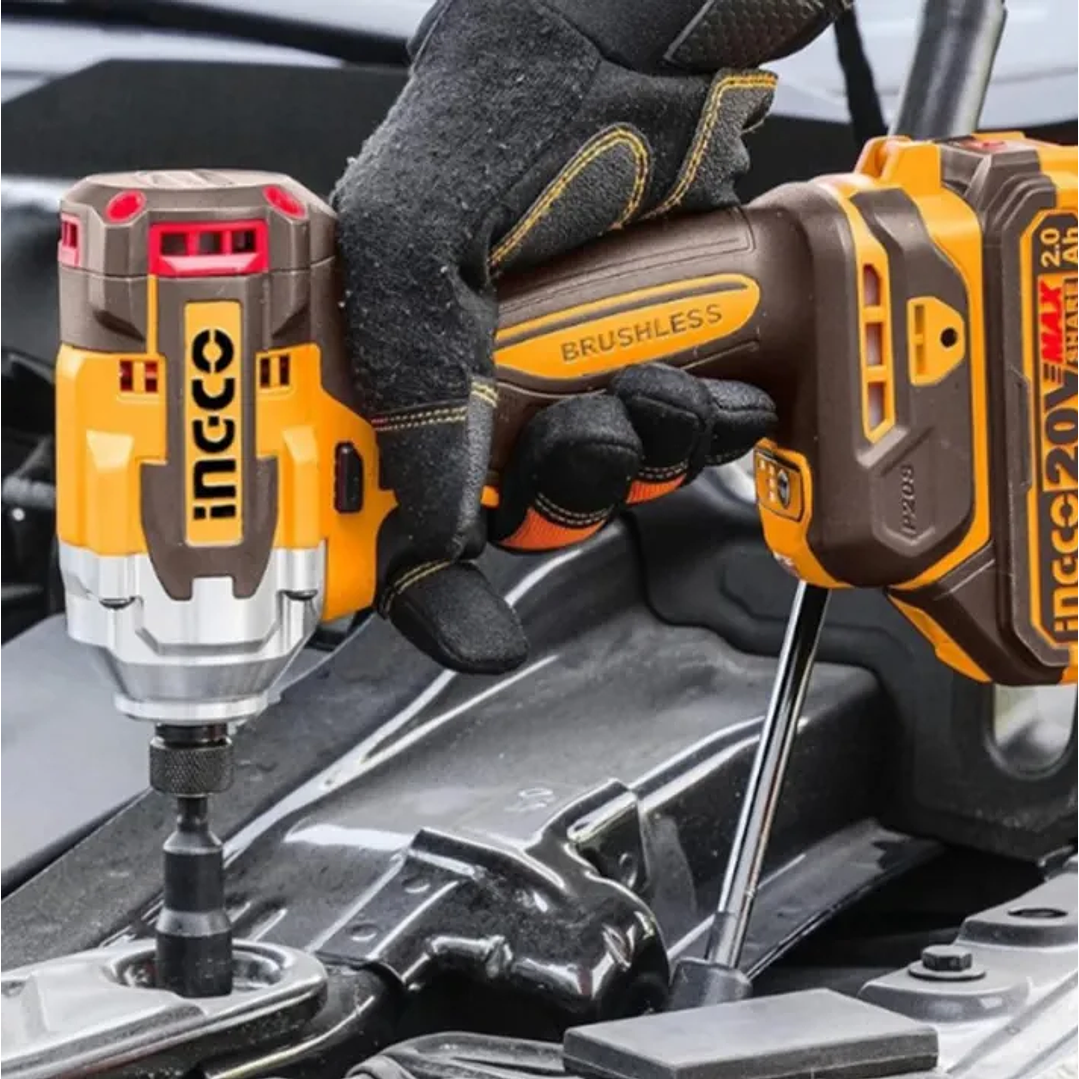 ATORNILLADOR IMPACTO BL INGCO +2 BAT 2AH Y CARG 1/4