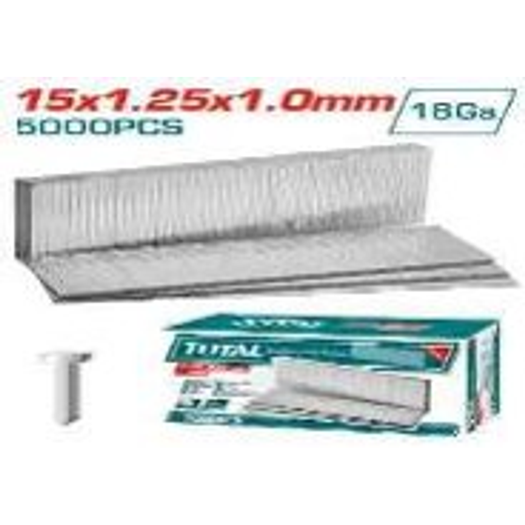 Clavos Para Clavadora 15mm 5000 Unidades Total Tac918151 2