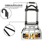 CARRO PLEGABLE MIRLO 52X50X115CM TIPO YEGUA CON ASA ACERO 150KG_2022DD(DBS) - Miniatura 2