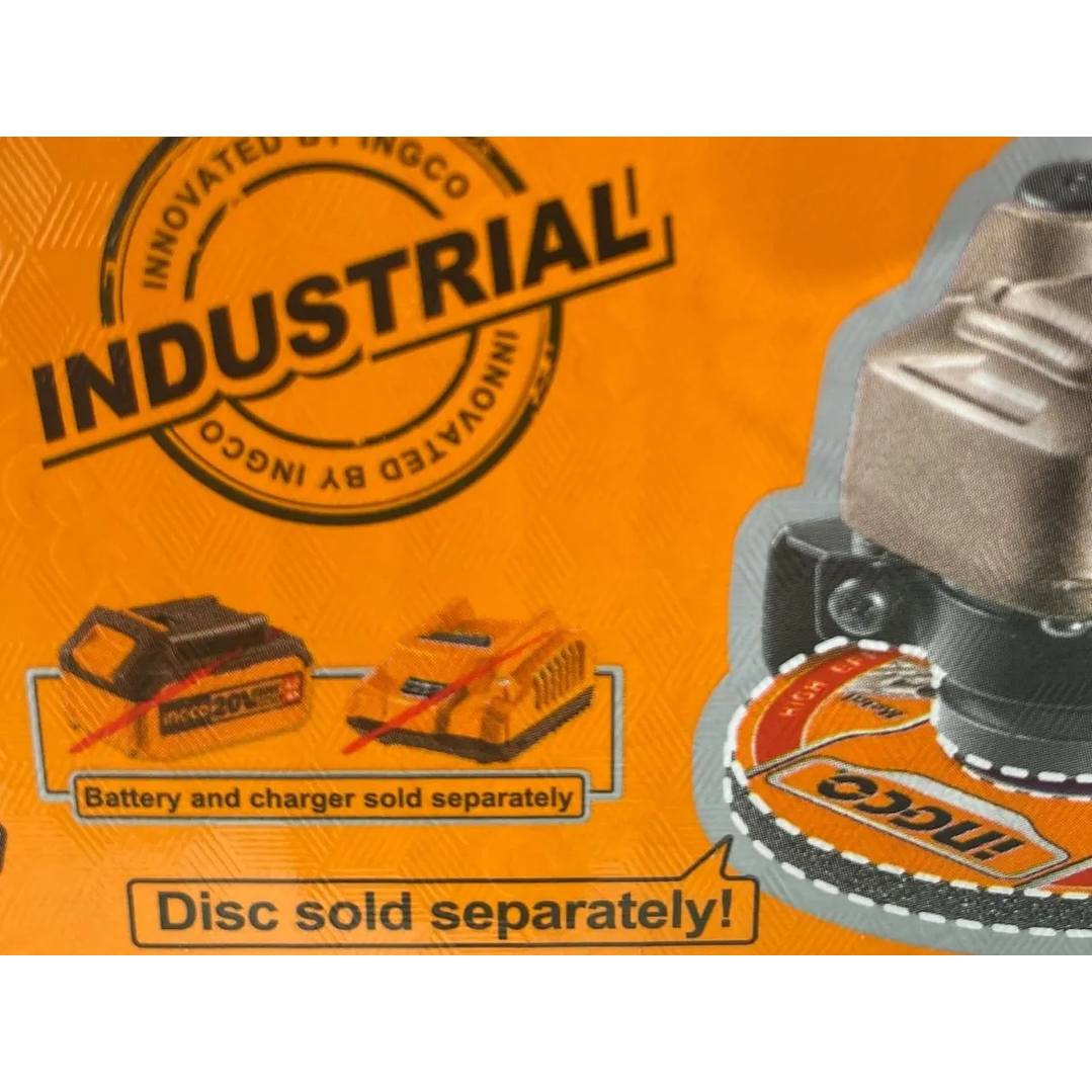 ESMERIL BL INGCO INALAMBRICO INDUSTRIAL 4 1/2