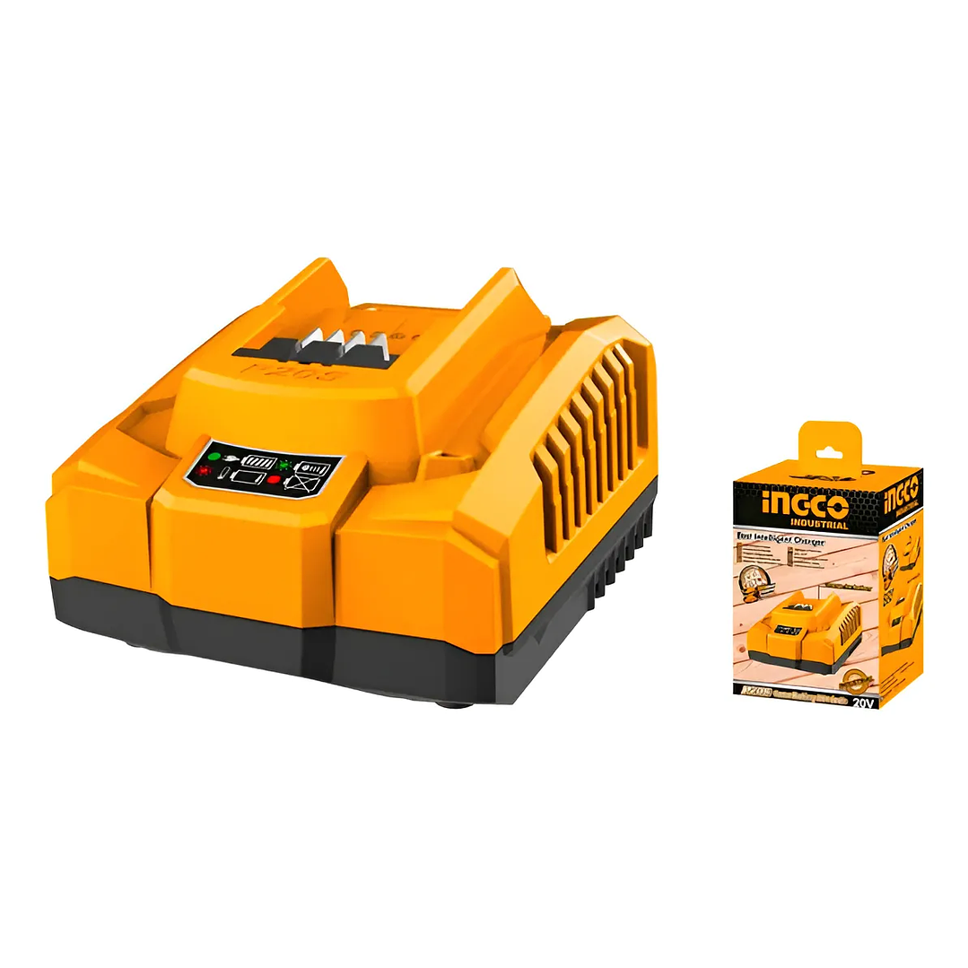 CARGADOR DE BATERIA INGCO RAPIDO 4AH INDUSTRIAL P20S 20V_FCLI20411-7 1