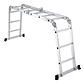 ESCALERA MULTIPROPOSITO MIRLO ALUMINIO 150KG 4X3 12 PELDAÑOS_JZ906-3F - Miniatura 1