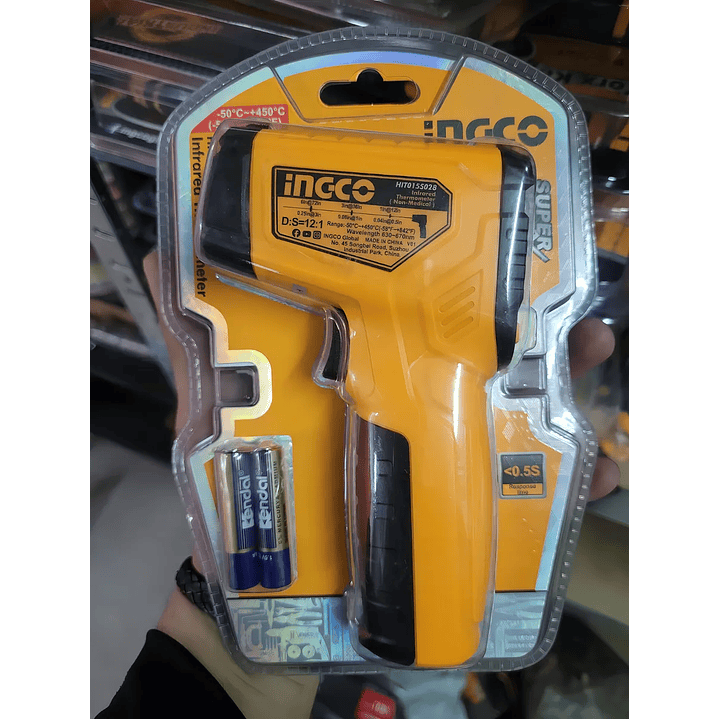 TERMOMETRO INGCO INFRARROJO -50 A +450°C_HIT0155028 5