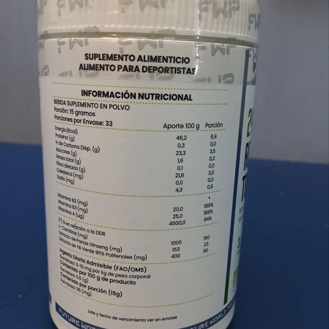 24 Burn Fwp Energizante y reductor de tallas 500gr Original 12