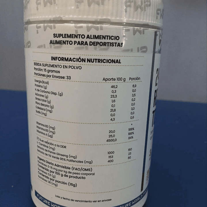 24 Burn Fwp Energizante y reductor de tallas 500gr Original 12