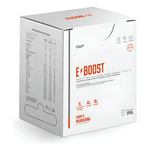 E-boost Energizante Natural Sabor Mandarina 0% Azúcar Fwp