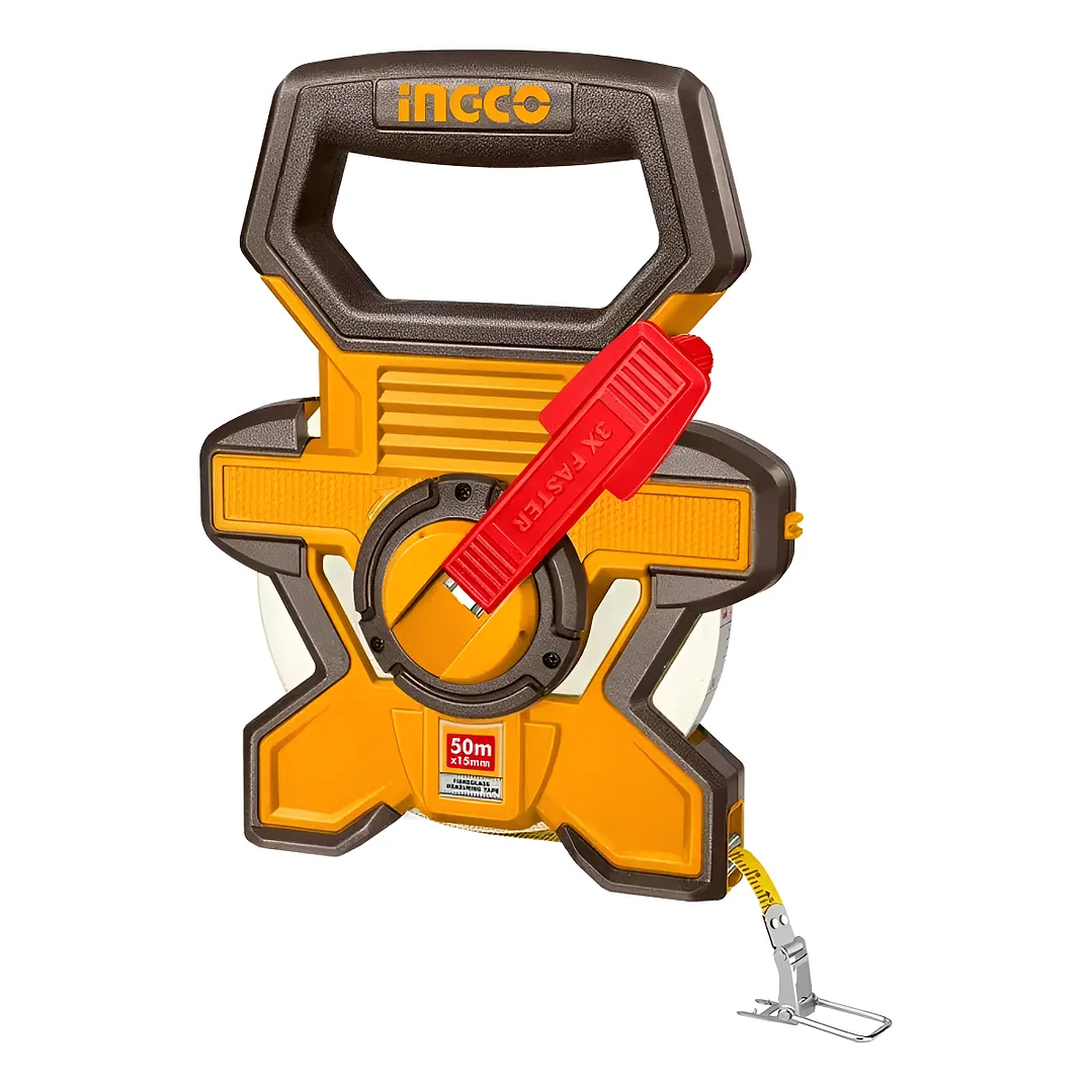 CINTA METRICA INGCO INDUSTRIAL FV CON MANGO 15MMX50M_HFMT1850 2