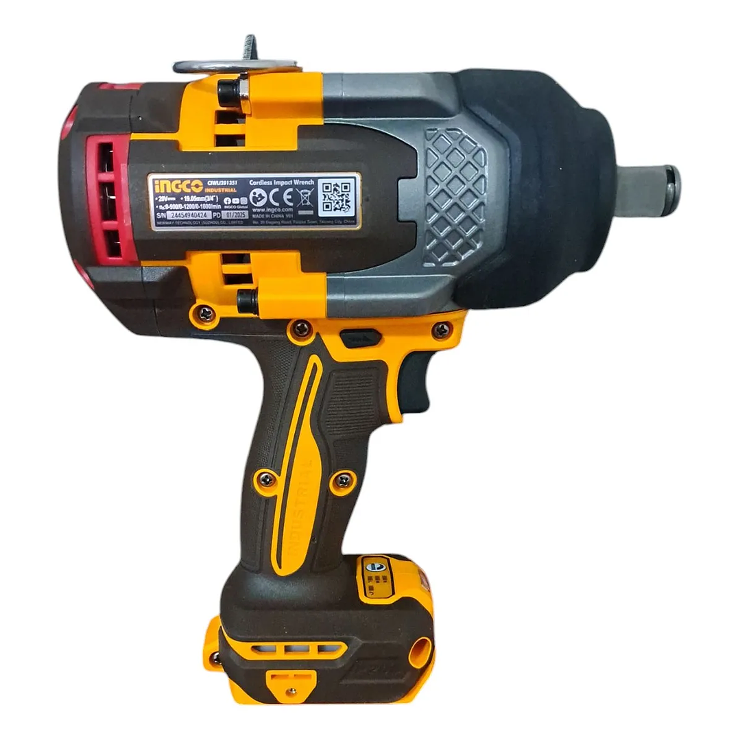 LLAVE DE IMPACTO BL INGCO INALAMBRICA INDUSTRIAL 3/4