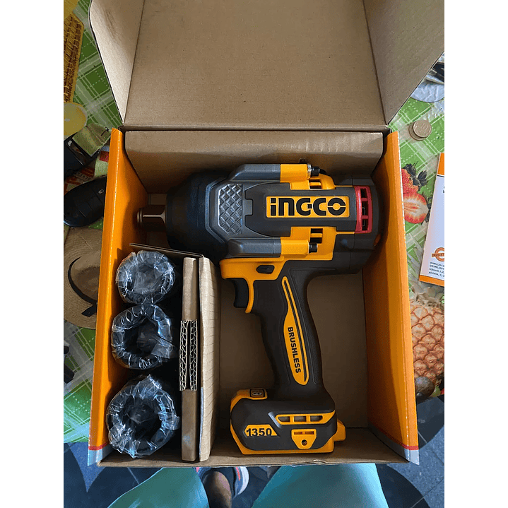 LLAVE DE IMPACTO BL INGCO INALAMBRICA INDUSTRIAL 3/4