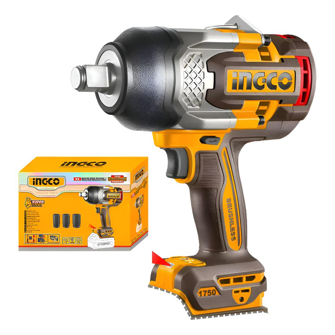 LLAVE DE IMPACTO BL INGCO INALAMBRICA INDUSTRIAL 3/4