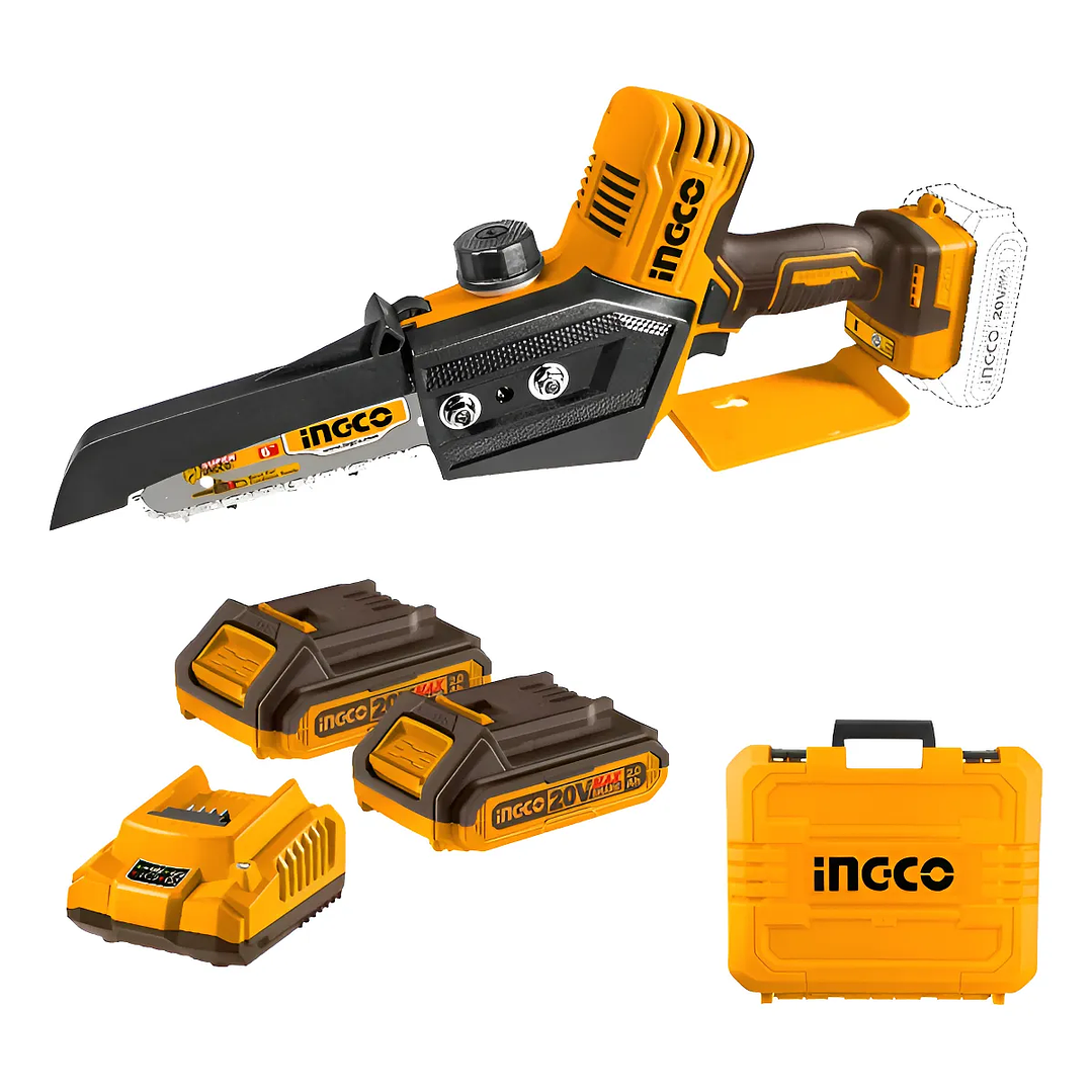MINI MOTOSIERRA BL INGCO +2 BAT 2AH Y CARG INDUSTRIAL 20V/6