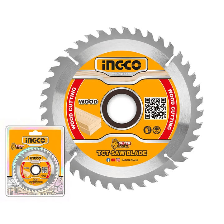 DISCO DE SIERRA CIRCULAR INGCO INDUSTRIAL MADERA 24T 185MM 7 1/4
