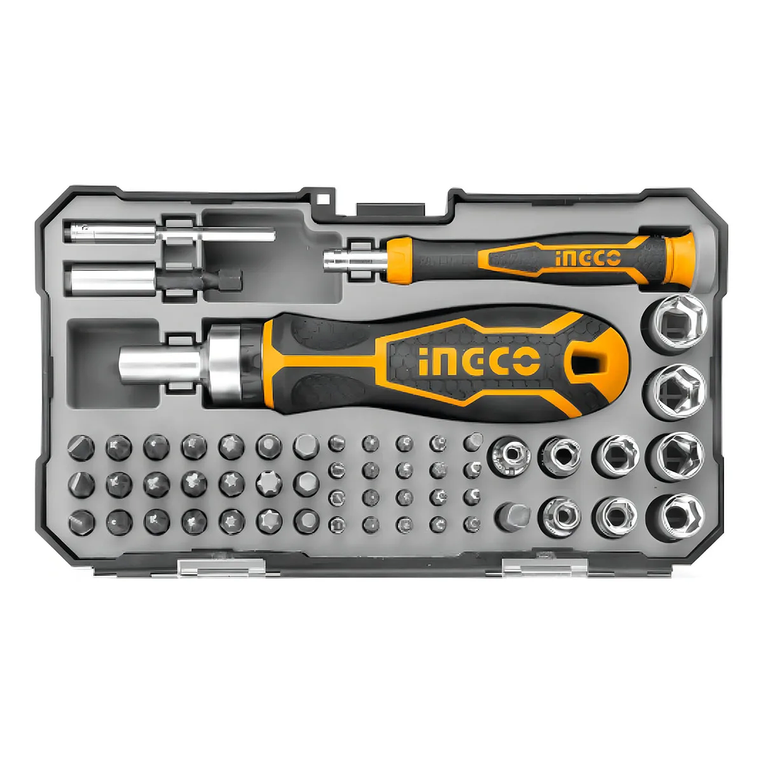 Set Destornillador Ingco Puntas Industrial Sl/ph/t/h 55 Piezas 3