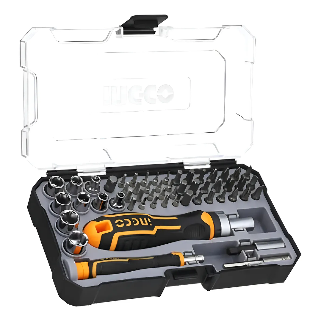 Set Destornillador Ingco Puntas Industrial Sl/ph/t/h 55 Piezas 5