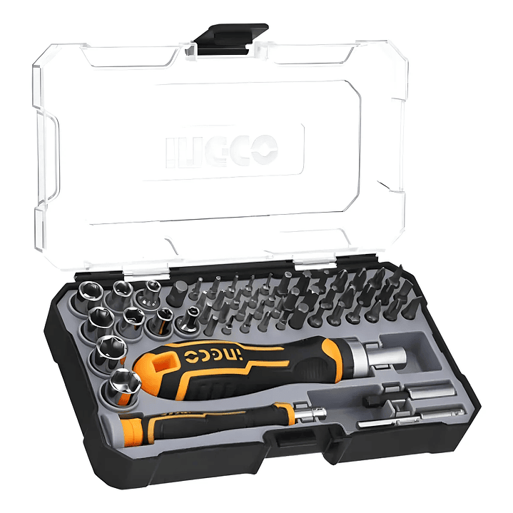 Set Destornillador Ingco Puntas Industrial Sl/ph/t/h 55 Piezas 5