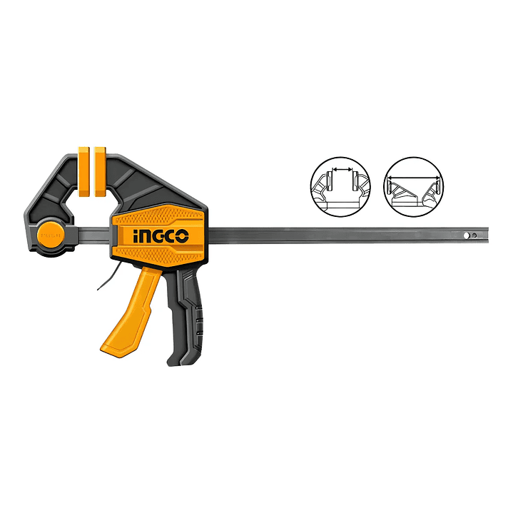 Prensa Sargento Ingco Rapida Industrial 80x600mm 4