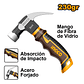 Martillo Ingco Carpintero Mini Mango Fv 220g/8oz - Miniatura 1