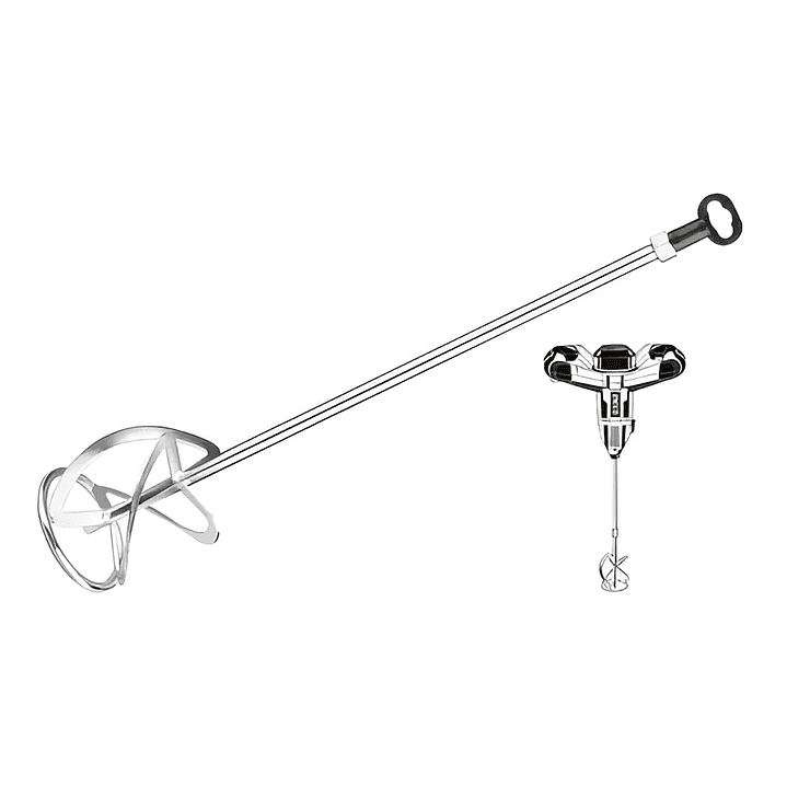 Revolvedor De Mezcla Ingco Para Mezclador 120x600mm 3