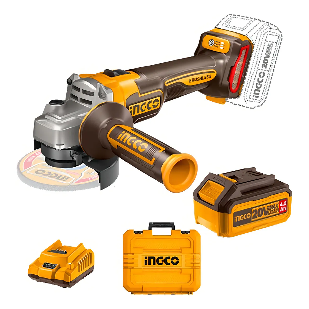 ESMERIL BL INGCO INDUSTRIAL +1BAT/CARG +10DISC 4 1/2