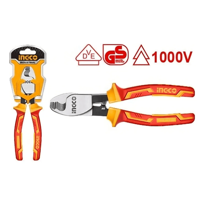 ALICATE UNIVERSAL INGCO INDUSTRIAL AISLADO VDE 180MM/7