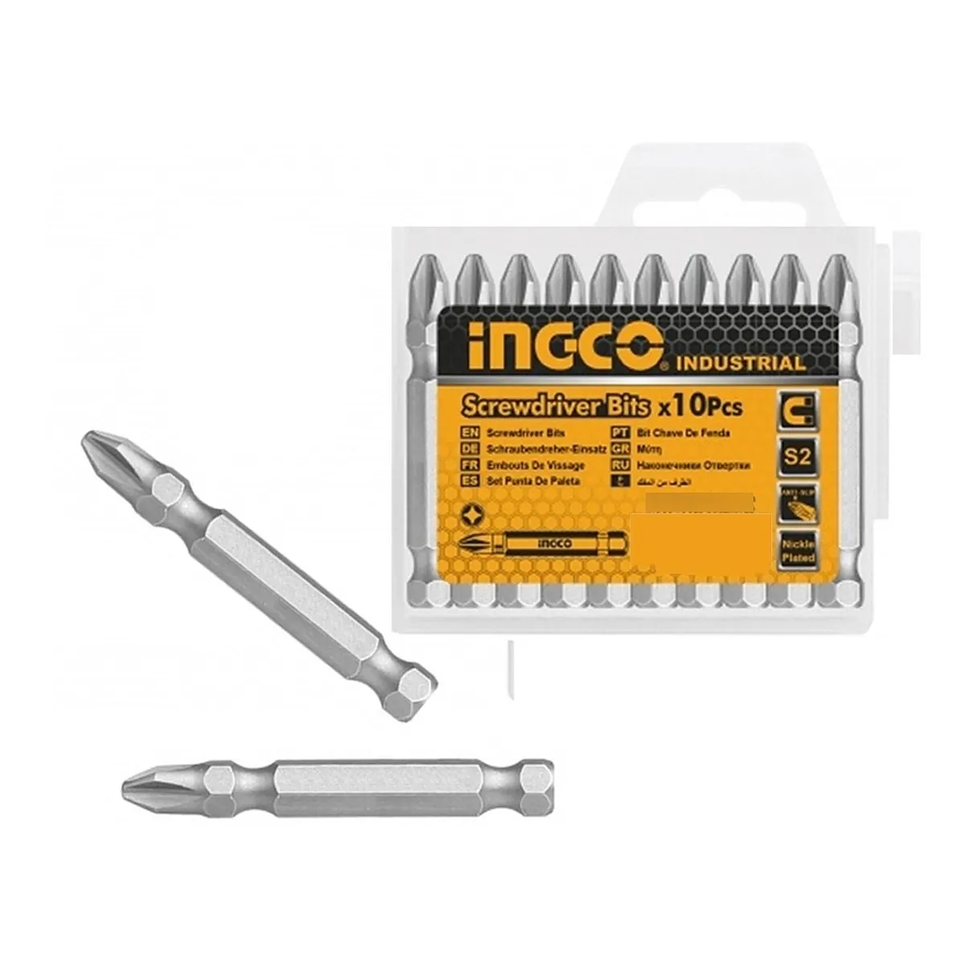 Set Puntas Ingco 10 Piezas Industrial Ph2-50 Mm 1