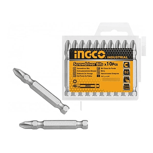 Set Puntas Ingco 10 Piezas Industrial Ph2-50 Mm