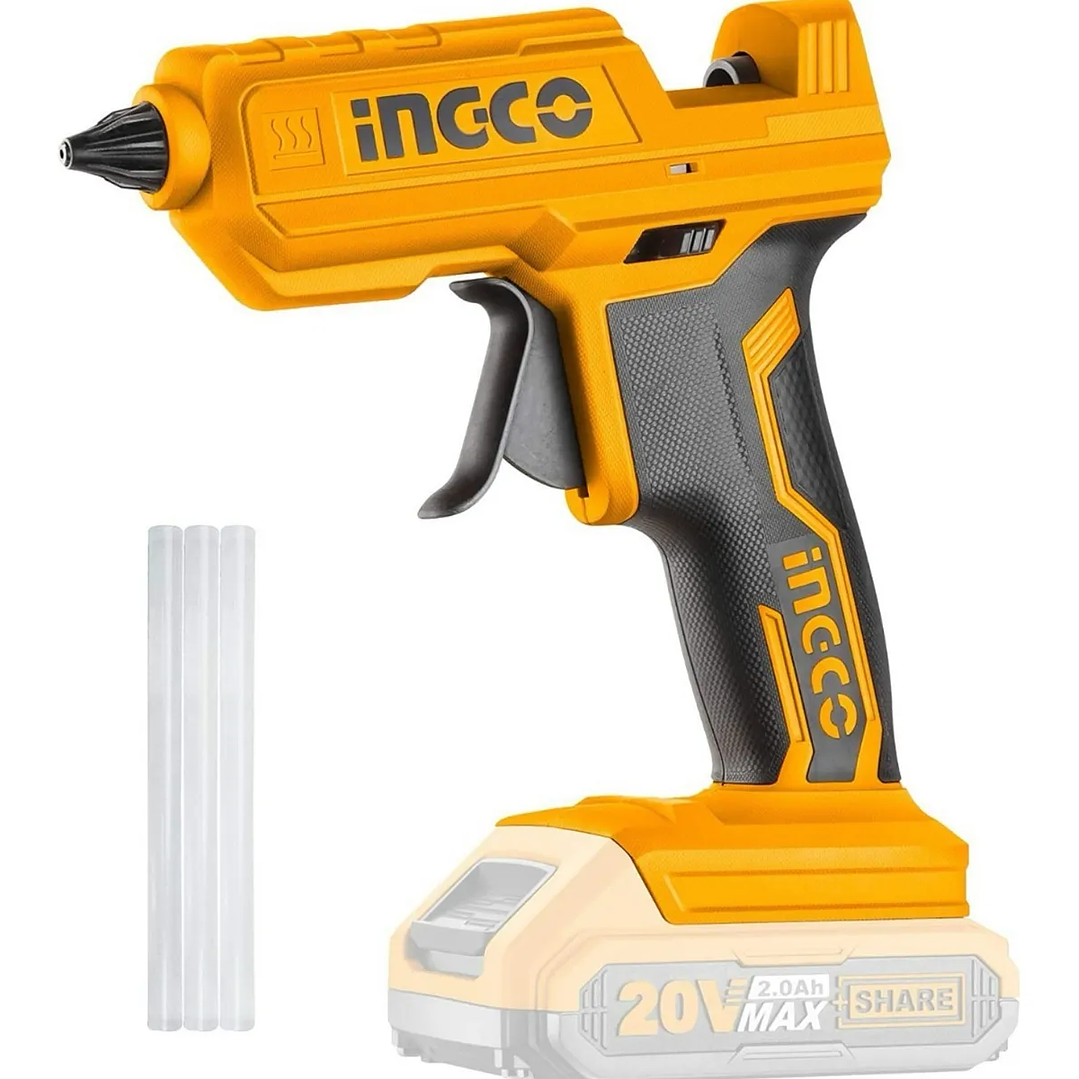 Pistola Ingco Para Silicona 17-20gr/min 20v 1