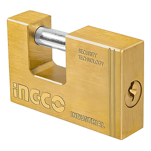 Candado De Seguridad Ingco Bloque Tipo C Industrial 60mm